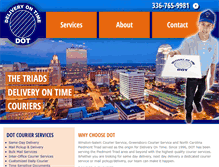Tablet Screenshot of deliveryontime.net